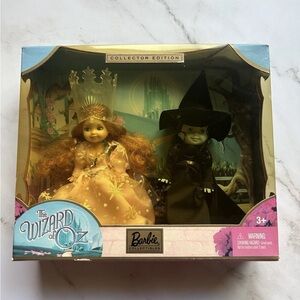 Wizard Of Oz Glinda And Wicked Witch Of The West Kelly Barbie Doll Set